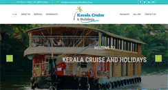 Desktop Screenshot of keralacruiseandholidays.com